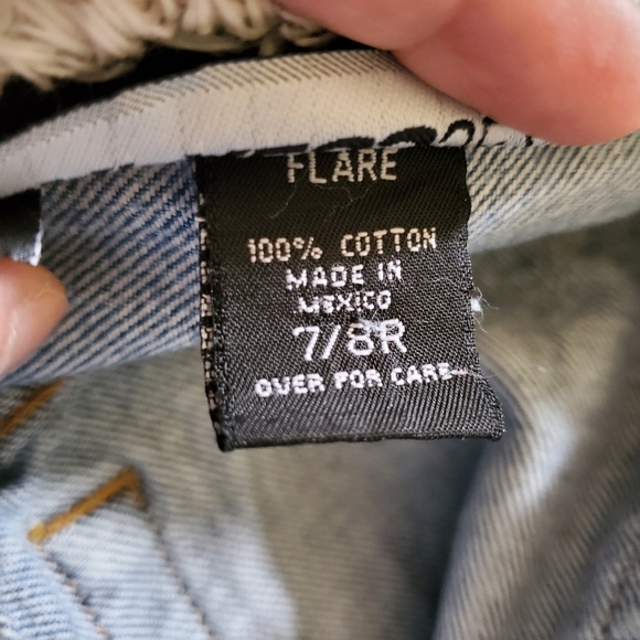 Express Flare Jeans size 7/8 R - Picture 9 of 12